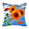 Sunflower Print Pillowcase Office Living Room Home Pillowcase Car Ornaments