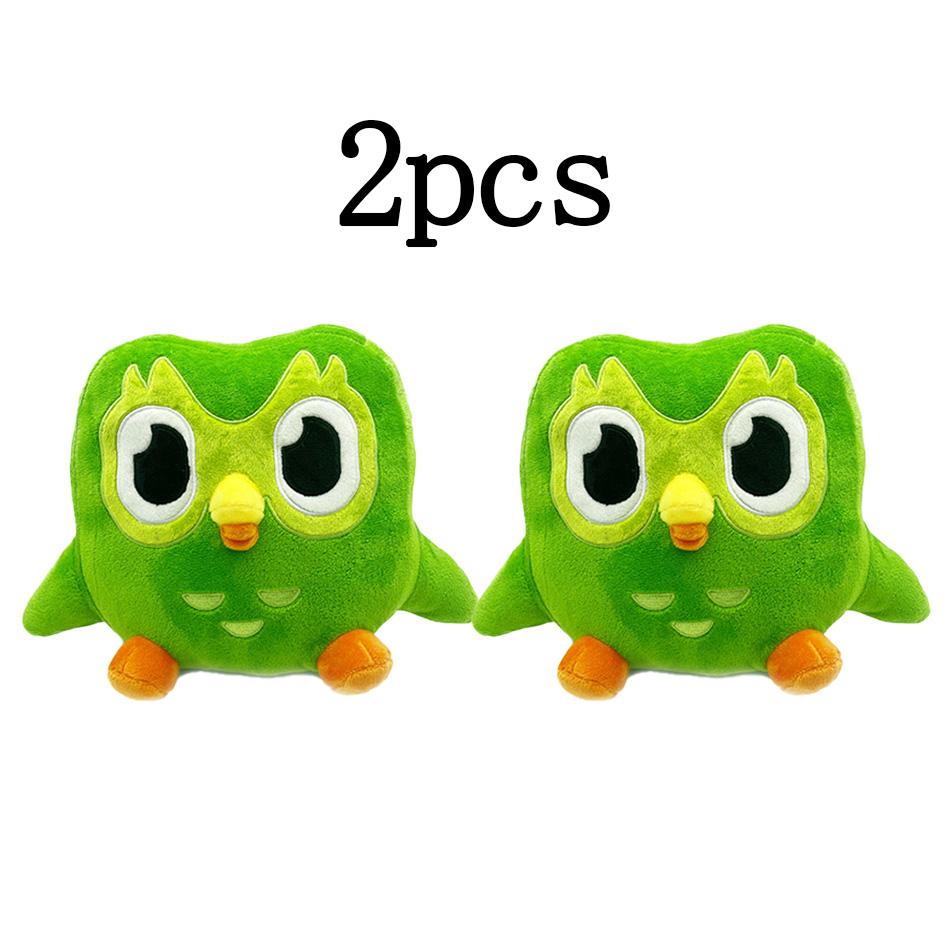Jucărie de pluș Bufnița Duolingo Duo Plushie Bufnița Duo Păpușă Bufniță Desen Animat Verde Jucărie Animal de Pluș Moale Cadou Ziua Copiilor