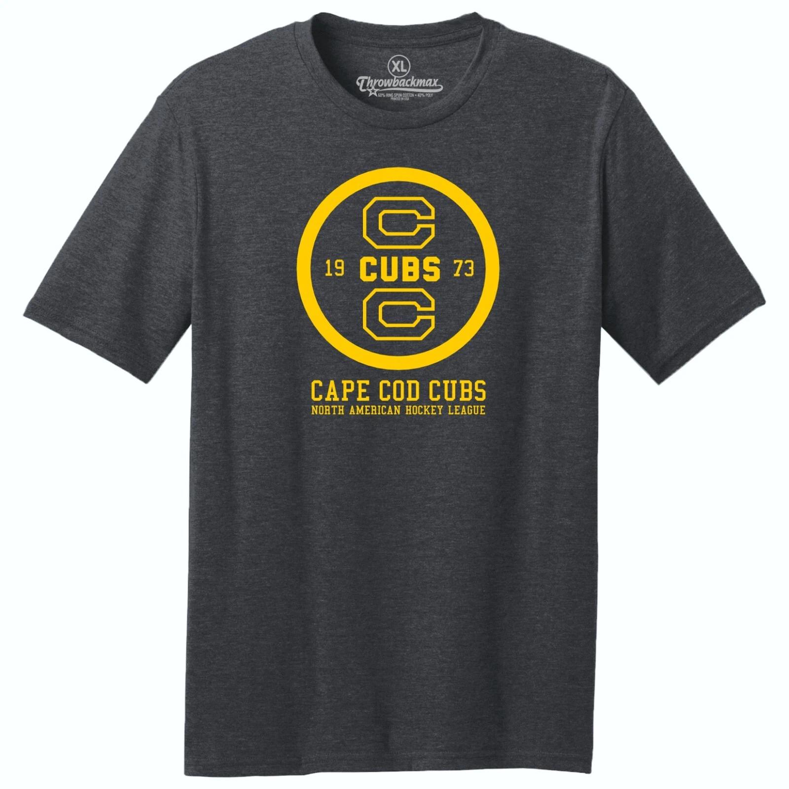Cape Cod Cubs 1973 NAHL Hockey TRI-BLEND Tee Shirt - Boston Bruins XL