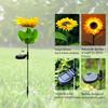 3 Head LED Solar Sunflower Waterproof LED Lights For Home Garden Patio Lawn Backyard Pathway Decoration