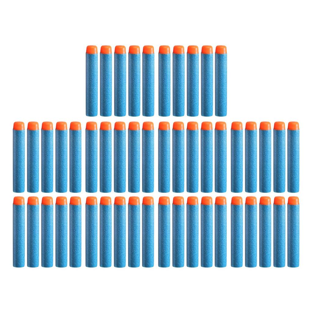 Hasbro Nerf Elite Dart 50 Foam Compatible with Nerf Blasters Using Elite Authentic 2.0 Refill, Darts, Darts, E9484,