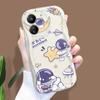 Cute Cartoon Pattern Cream Texture Casing Wavy Edge Soft Silicone Cover Phone Case for Xiaomi Redmi
