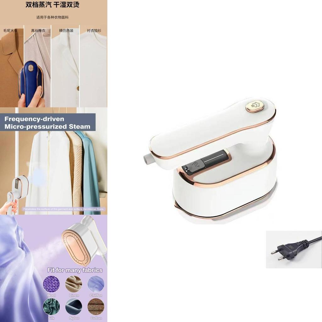 Portable Foldable Handheld Iron Steamer With Adjustable Temperature For Travel And Home Use