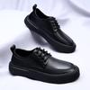 Versatile Leather Mens Sneakers Lace Up Comfortable Casual Shoes Outdoor Adulto Shoes Leisure Walk Footwear Male Walking Shoes
