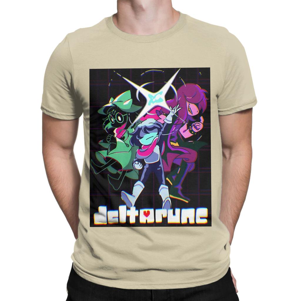 Deltarune Lustiges Grafik 100% Baumwolle T-Shirt Deltarune Oberteile T-Shirts Für Unisex