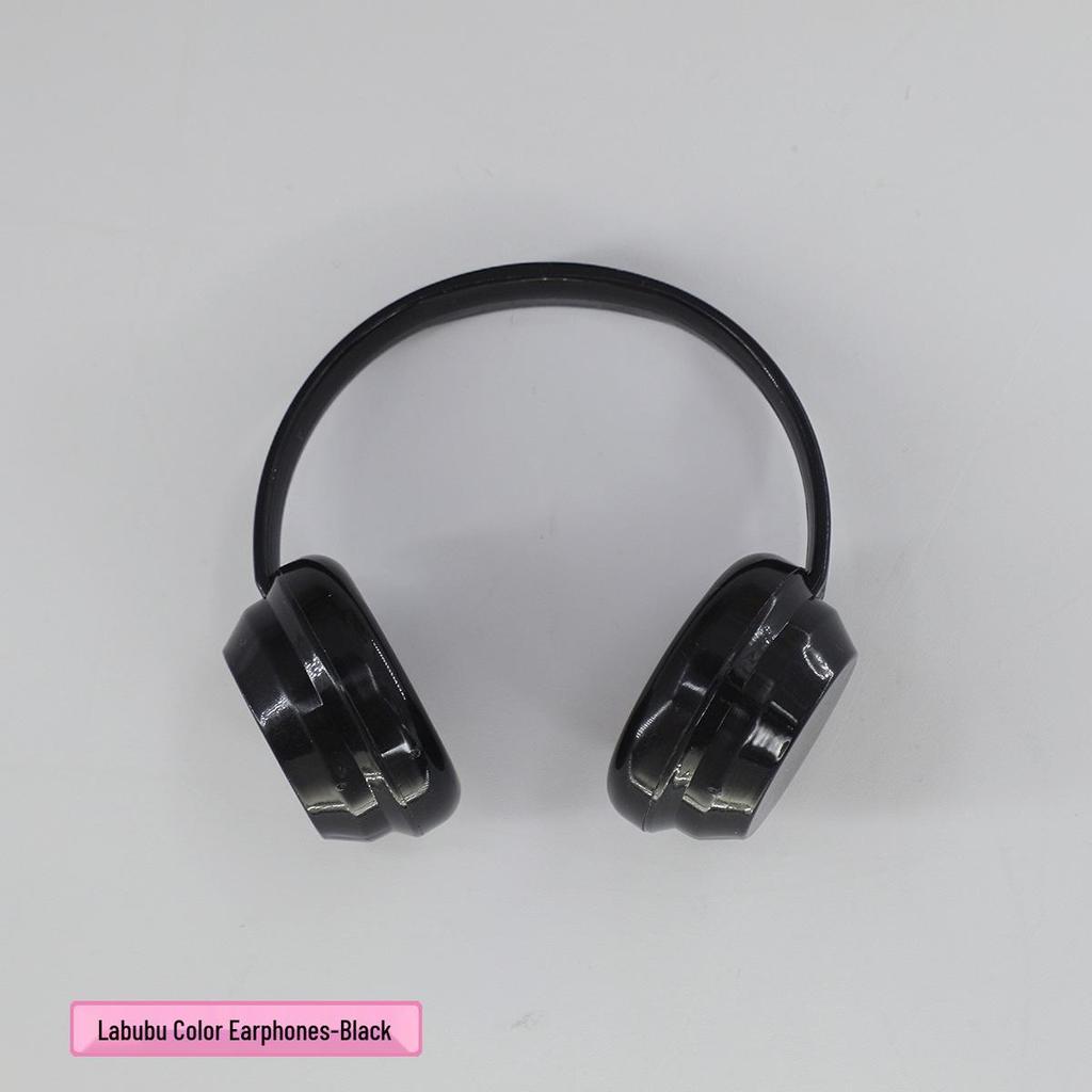 Labubu Macaron Headset Figurine Earphone Accessories & Dress-Up Photo Props