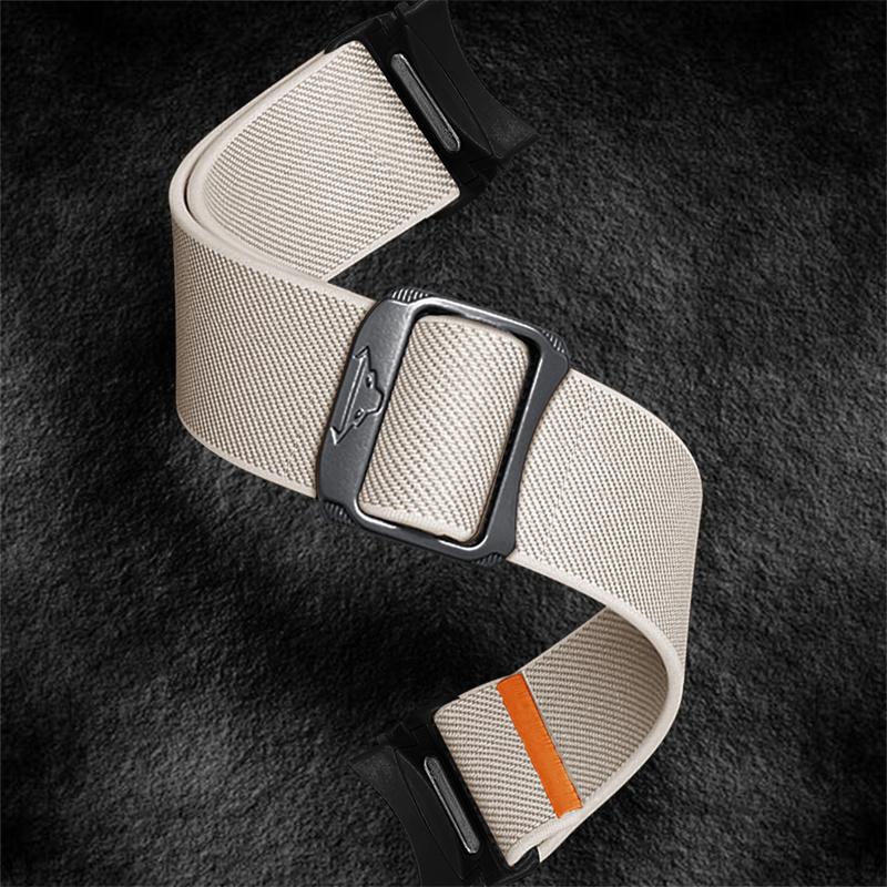 Band For Samsung Galaxy Watch 7 FE 5 Pro 4 6 Classic 44mm 40mm No Gaps Nylon Braided Sport Bracelet Correa Galaxy Watch 7 Strap