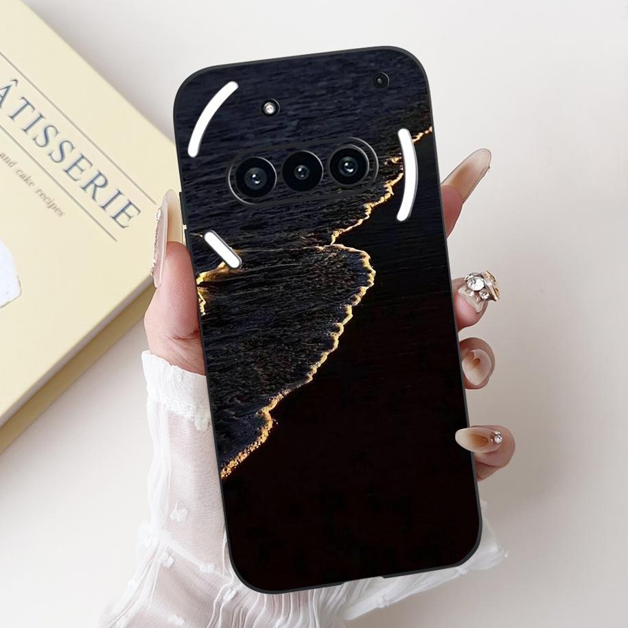Para Funda Nothing Phone 3A A059 Lindo Dibujo Animado Panda Astronauta Silicona Suave Negro Mate Cubierta Para Nothing Phone3a Pro A059P Fundas