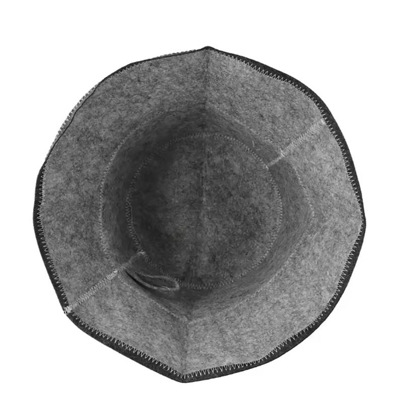 1Pcs Felt Head Protection Bath Anti Heat Free Size  Style Shower Cap Sauna Hat Sauna Vaporarium Accessories