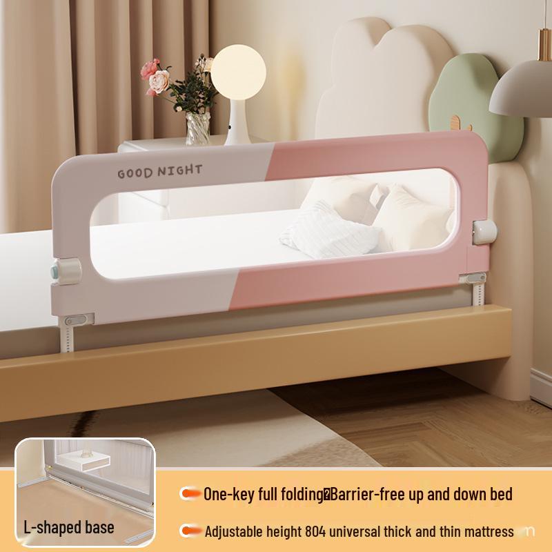 Folding Baby Bed Rail: Anti-Fall Protection Guardrail for Kids