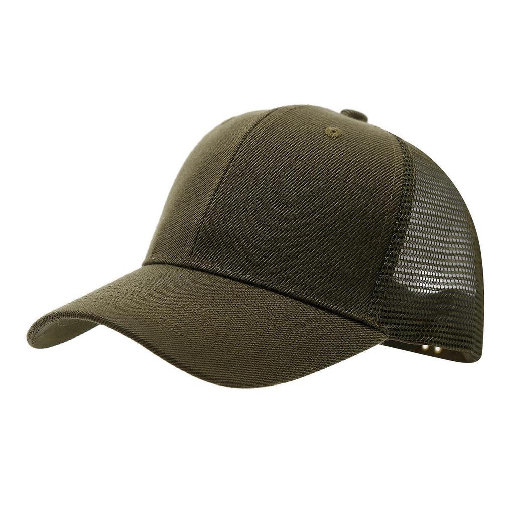 Unisex Summer Breathable Six-Panel Mesh Baseball Cap with Custom Logo for Outdoor Sports