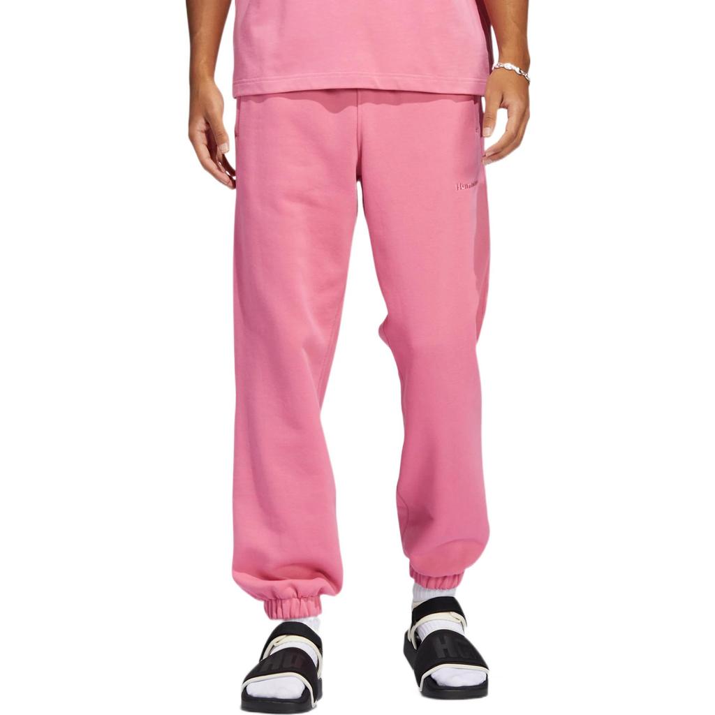 Adidas Originals Trefoil X Pharrell Williams Solid Joggers With Cuffs Men Bottoms Magenta HF9915