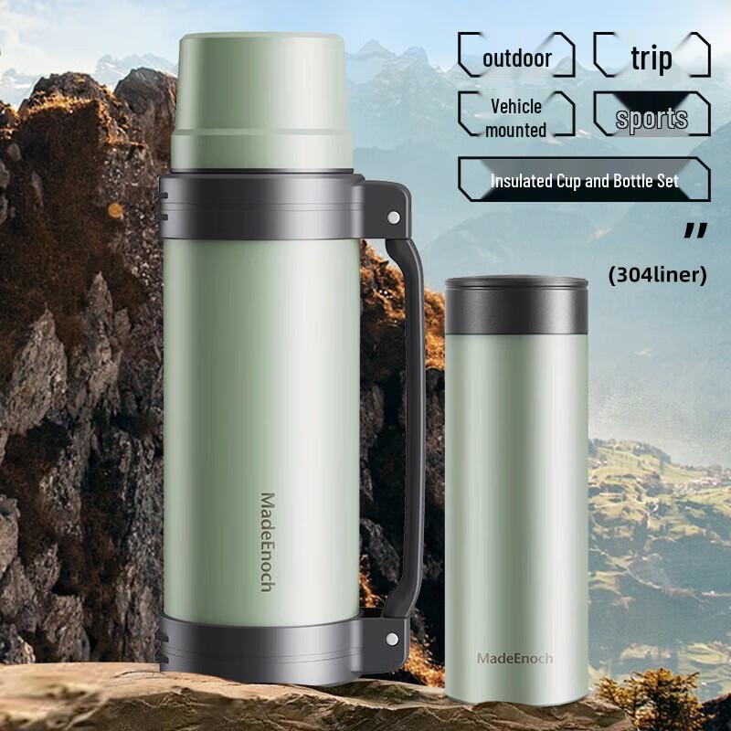 MadeEnoch Pathfinder Stainless Steel Mug & Kettle Set