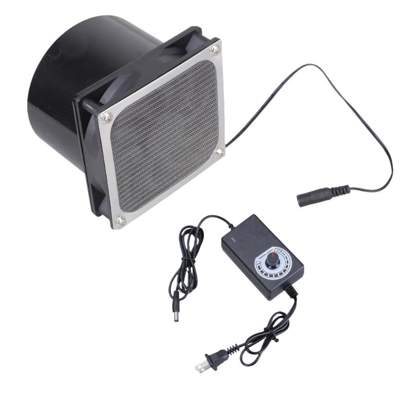 120mm Adjustment Speed Exhaust Fan Double Ball Bearing 12V High Airflows 82CFM Size 120x120x96mm Ventilation Fan 1