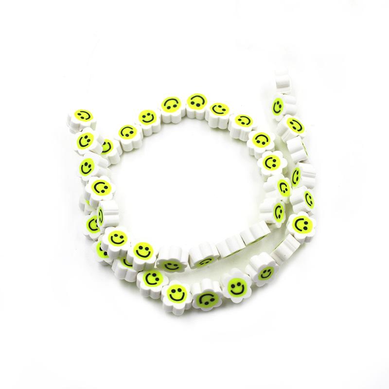 Soft Pottery Beads Beaded Handmade Materials Diy Jewelry Accessories Mobile Phone Chain Bead Separation Mixed Color Soft Pottery Loose Beads