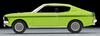 Tomytec Tomica Limited Vintage Neo 1/64 LV-N204d Mitsubishi Colt Galant GTO MR 1970 Model, Yellow-Green, Finished Model