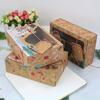 18pcs Christmas Cookie Gift Box, Kraft Paper Candy Packaging Box, Christmas Party Gift Box, Retail Store Display Box
