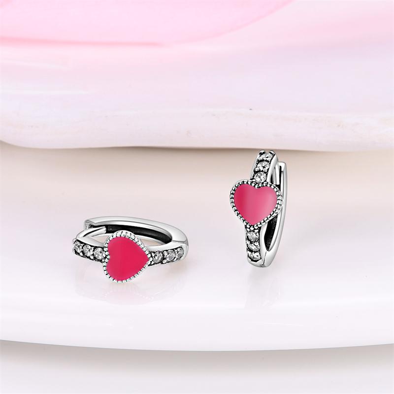 Women's Spring 925 Silver Butterfly Dragonfly Flowers Color Romantic Sweet Earrings Fit for Party Delicate Gift Jewelry