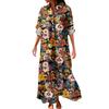 Women's Casual Loose Fashionable Floral Print Dress