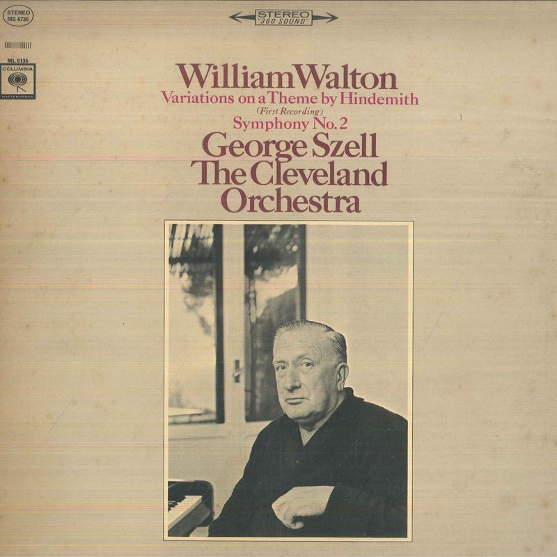 

LP Record GEORGE SZELL, CLEVELAND ORCHESTRA - Walton Variations On A Theme By Hin MS6736 COLUMBIA 1965 US Classical Used