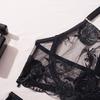 Sexy Erotic Lingerie Women Bra And Panty Garters 3pcs See Through Lingerie Sets Sexy Women's Underwear Set Female Sexy Costumes