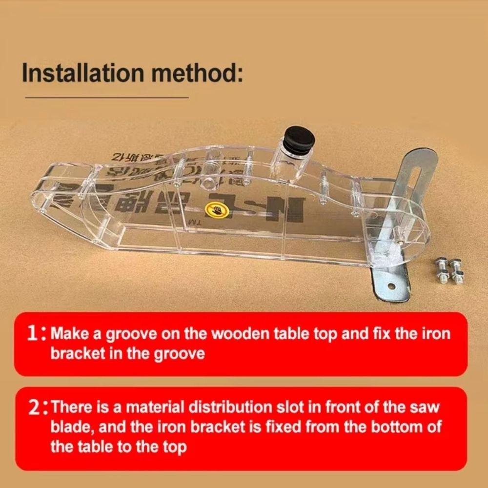 Universal Table Saw Protective Cover Anti-Dust Dust Guard  Support for Electric Circular Saw