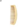 Natural Bamboo Wide Tooth Hair Comb for Women Men Anti-Static Afro Fork Comb Detangler Brush for Curly Wet Dry