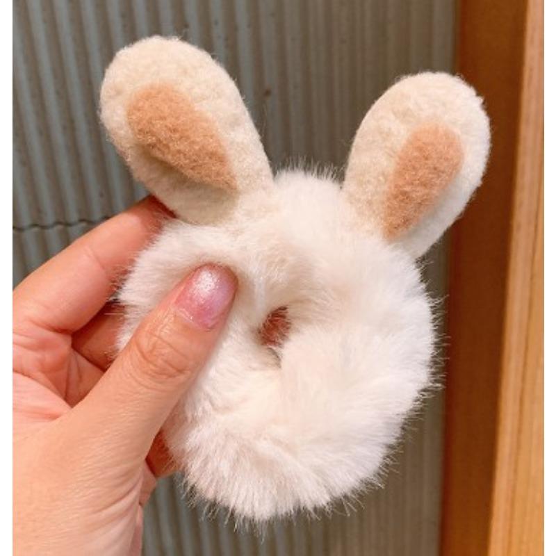 Cat Ears Plush Elastic Hair Bands Cute Hair Rope Ties Girls Barrettes Children Kawaii Headwear Headwear Kids Hair Accessorie