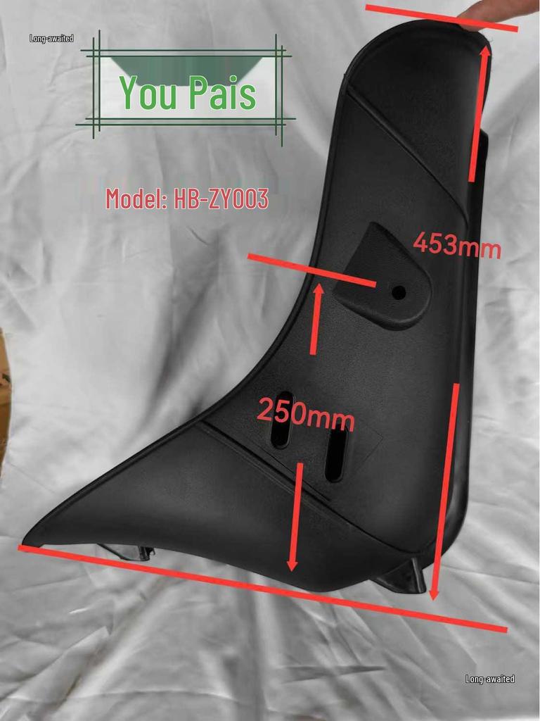 Almofada de Assento com Encosto de Plástico para Go-Kart Elétrico Drift