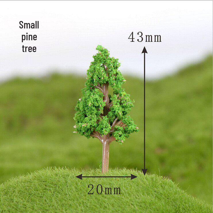 Decorative Miniature Trees & Succulents for Landscaping: Mini Fruit, Willow, Golden Leaf Trees, Moss Micro Landscape DIY Materials