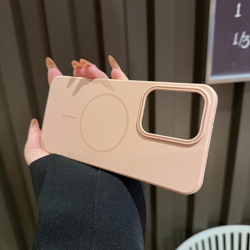Soft color scheme Magnetic mobile phone case is suitable for Xiaomi Mi 15Pro trend 14PRO large hole protective case 14ultra