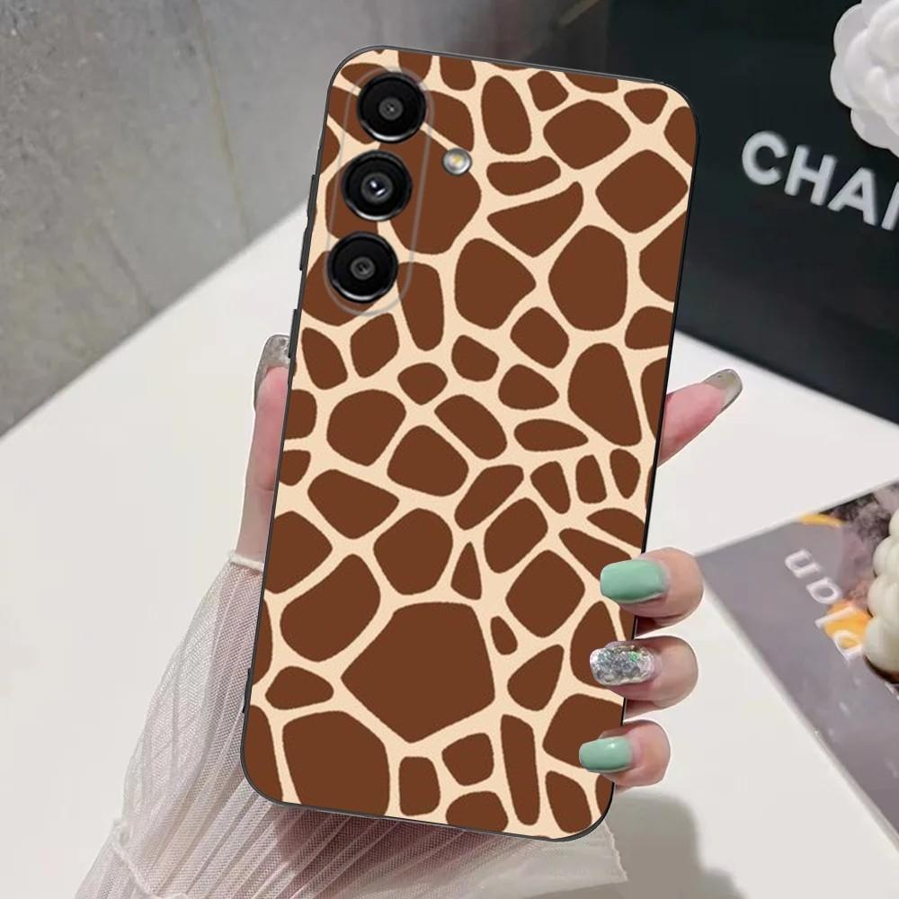Giraffen-Illustration    Handyhülle für Samsung S24,S21,S22,S23,S30,Ultra,S20,Plus,Fe,Lite,Note,10,9,5G Schwarze Weiche Hülle