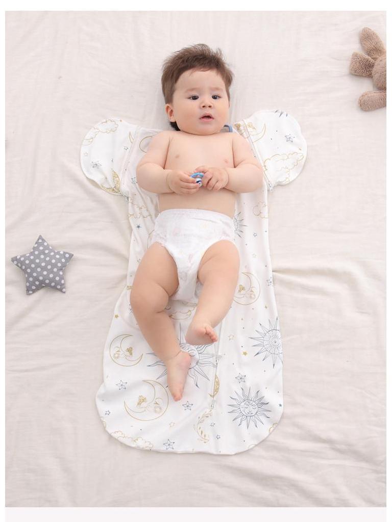 Knitted Cotton Bionic Cocoon Baby Swaddle Blanket Wrap