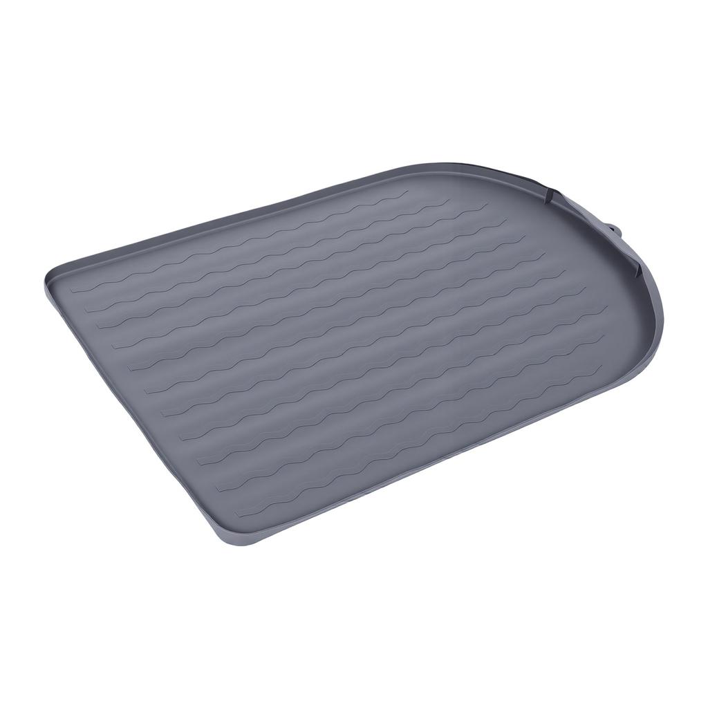 Cat Litter Mat Waterproofing Antislip Large Silicone Litter Box Mat with Raised Edges for Indoor Cats Kitty