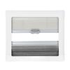 14x11.2in RV Exit Window Rounded Double Layered UV Protection Push Out Emergency Windows with Curtain for RVs Campers
