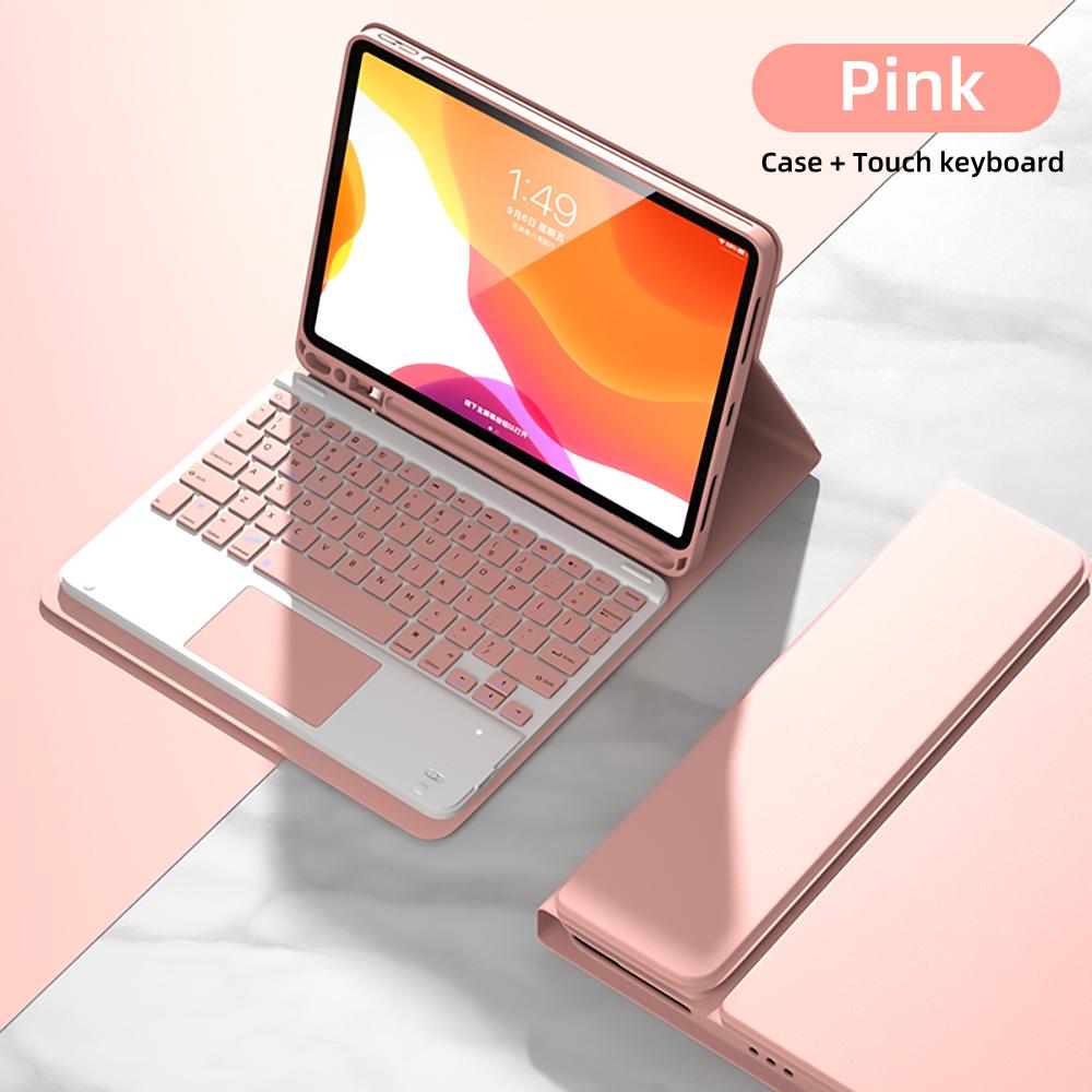 Case Keyboard For iPad Air 11 13 2024,For iPad 10.2 7/8/9th 10th Generation,Air 4 5 10.9'' Pro 11 12.9 Cover With Pencil Holder