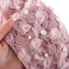 Trendy Wash Face For Girls Non Slip Wide Side Flower Korean Head Wrap Women Hairbands Lace Headband
