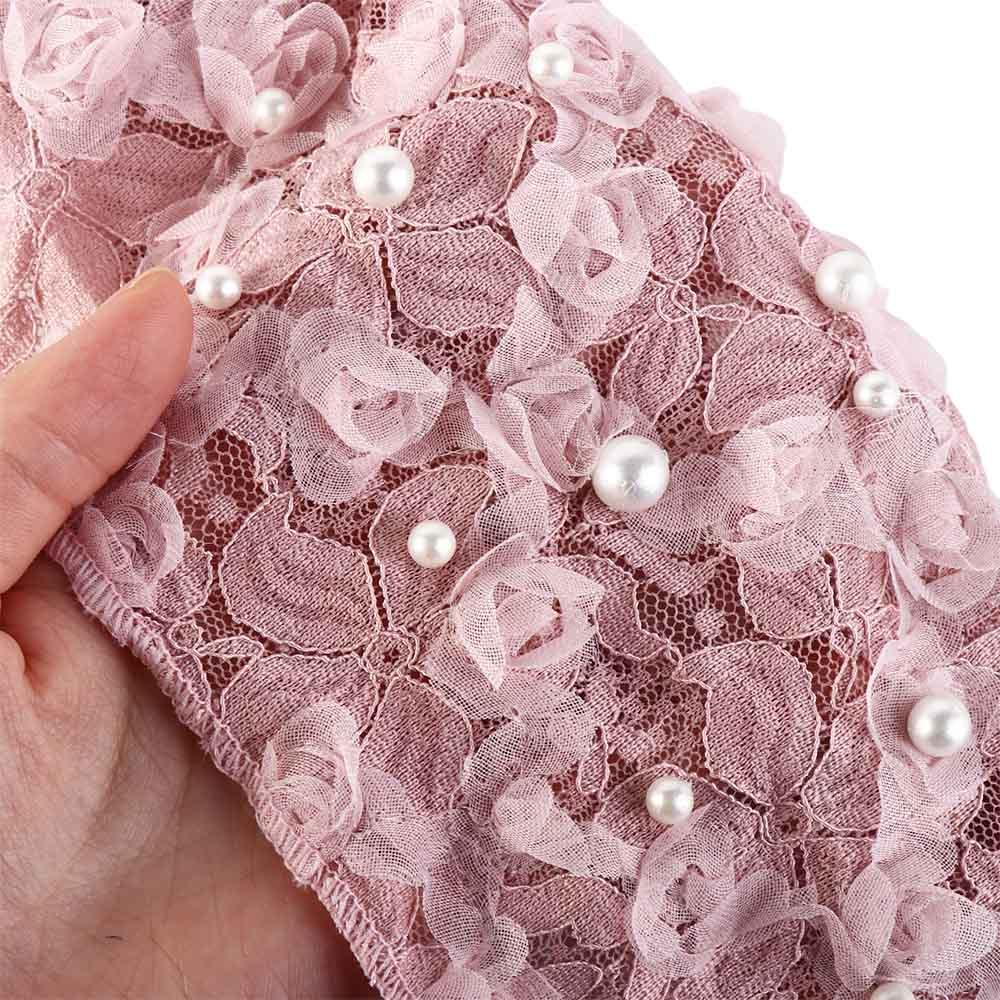 Trendy Wash Face For Girls Non Slip Wide Side Flower Korean Head Wrap Women Hairbands Lace Headband