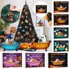 2025 Halloween Advent Calendar, 24 PCS Acrylic Ghost Reading Hanging Decorations, 2D Flat Acrylic Ghost Reading Hanging Ornament, Countdown Decor