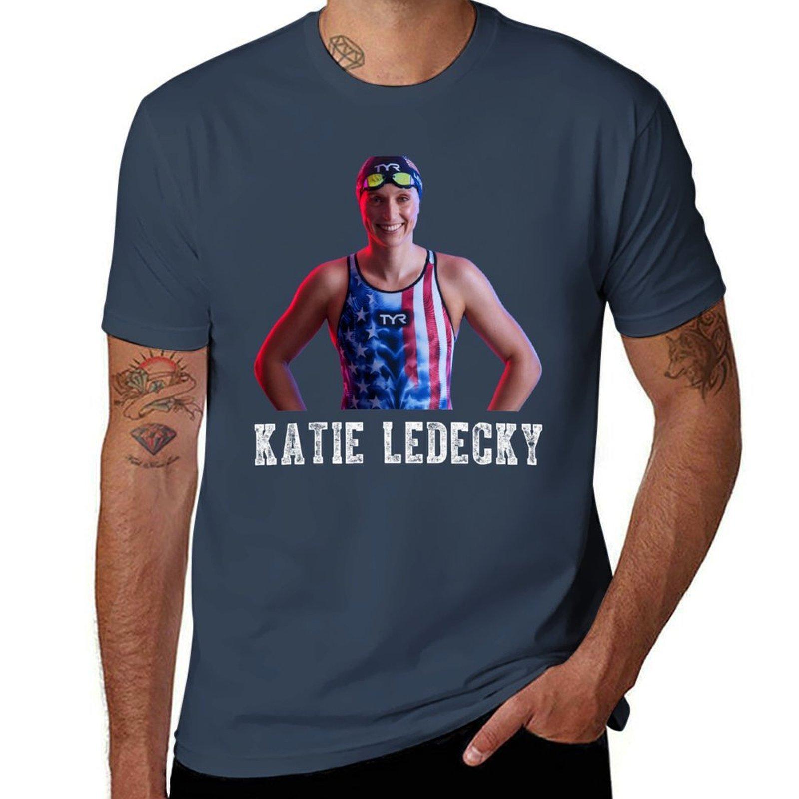Katie Ledecky Tshirt Active Wear Sports Tshirt For Unisex S