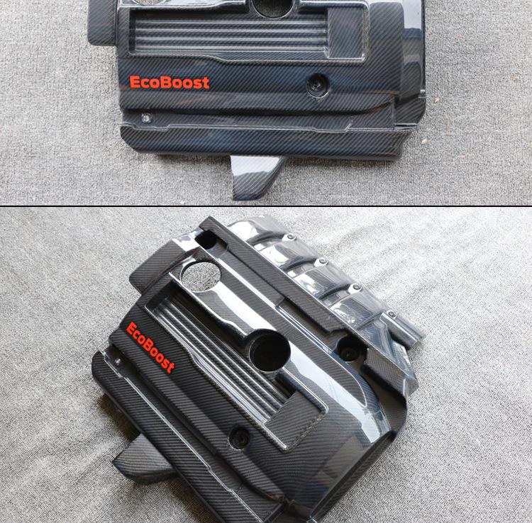 Carbon Fiber Engine Hood Cover for 2015-2022 Ford Mustang