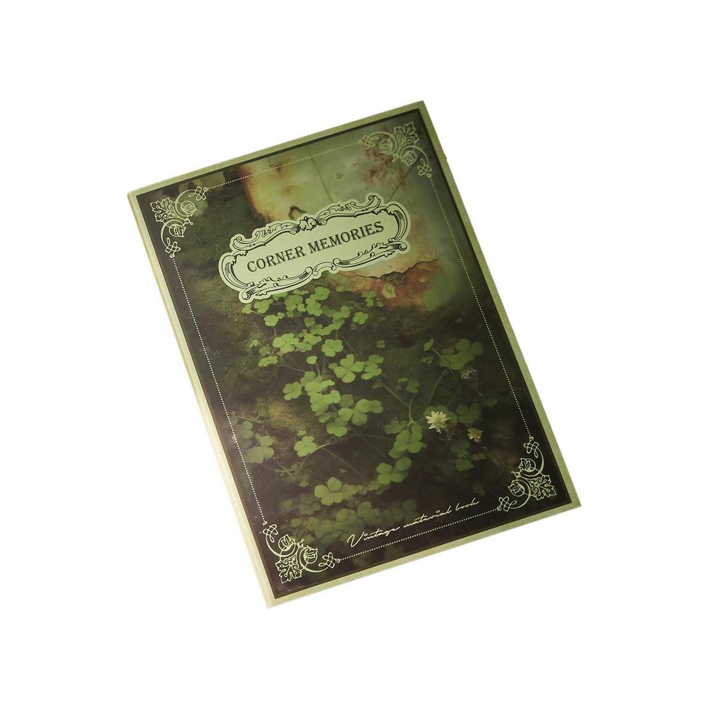 Retro Ins Style Journal: Green Field Past Series Decorative Paper