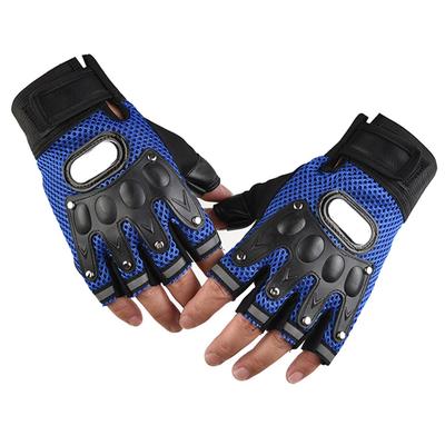 Half Finger Biking Gloves Soft Pad Protection Breathable Mesh Bike Gloves for Rock Climbing Cycling