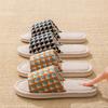 Thick Sole Linen Slippers for Men Women Summer Home Sandals Non Slip Breathable Indoor Outdoor Comfortable Casual Shoes