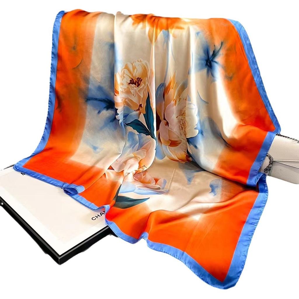 Hangzhou Silk High end Versatile Thin Scarf Shawl with Spring and Autumn Style Autumn and Winter Style Fashionable New Style