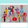 Барвисті ПВХ мультяшні фігурки моделі Цирку Магічних Чисел для модного прикрашання автомобіля