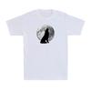 Wolf Howling At Moon Wolves Funny Cute Animal Wolf Graphic Men's T-Shirt