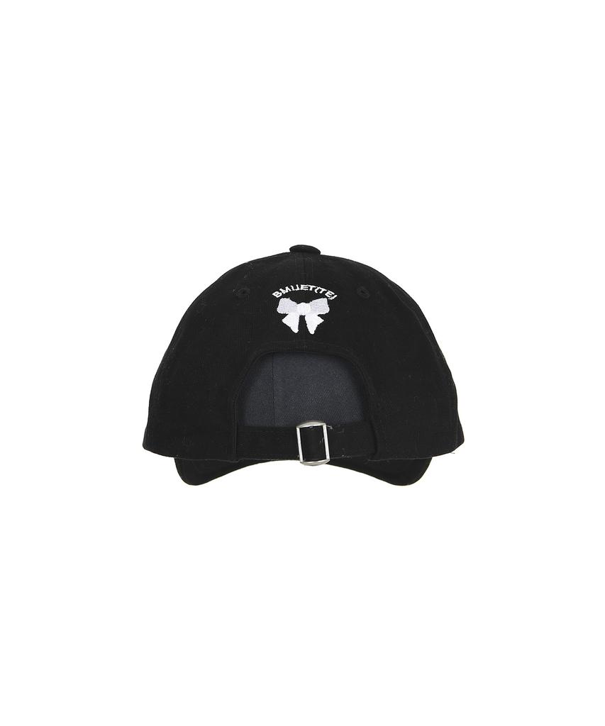 BMUETTE Logo Embroidered Ball Cap Black