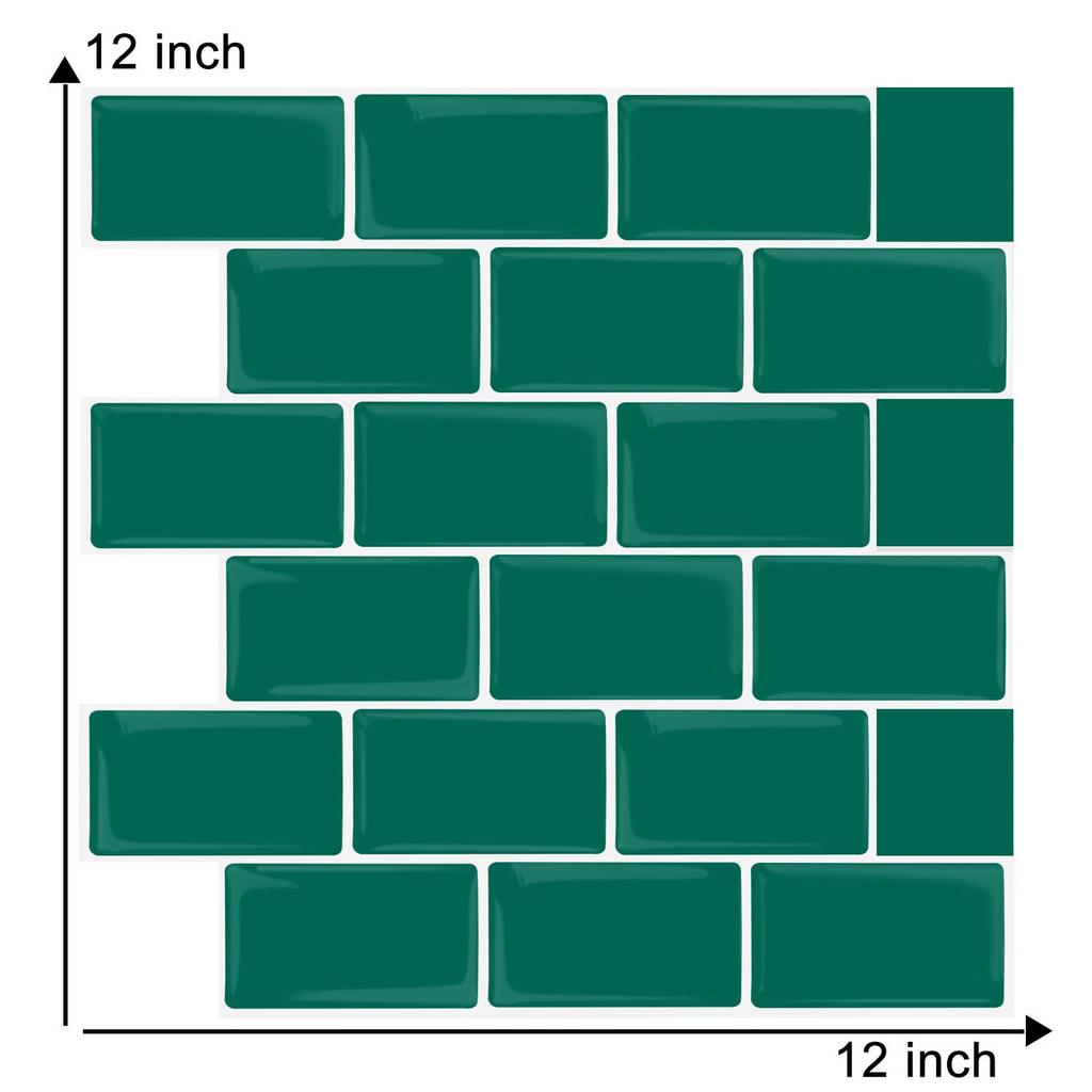 Neuer wasserdichter 3D-Mosaik-Selbstklebe-Wandaufkleber für Küche & Bad