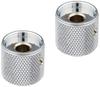 Fender Fender Parts PURE VINTAGE TELECASTER KNURLED KNOBS CHROME '60S